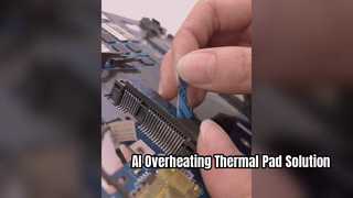 Silicone Thermal Gap Pad สำหรับบริการ AI