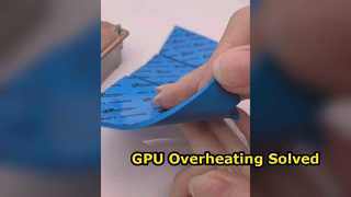 ดูการนำความร้อน 1.5W/MK TIF100-05E แผ่นกาวความร้อนซิลิโคนสำหรับการสาธิตการระบายความร้อนของ GPU