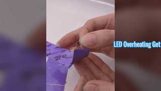 TIF100-15-16S แผ่นซิลิโคนความร้อนจากโรงงานความแข็งหลายความหนาสำหรับโคมไฟ LED